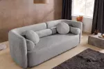 Pohovka ART DECO 3M 200 CM šedá colin bouclé
