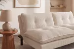 Rozkládací pohovka COCOONING 190 CM béžová manšetr Rozkládací pohovka COCOONING 190 CM béžová manšetr