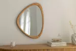 Nástěnné zrcadlo ORGANIC 65 CM dubový vzhled Nástěnné zrcadlo ORGANIC 65 CM dubový vzhled