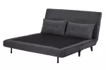 Rozkládací pohovka SMART MULTIFUNCTION 140 CM šedá manšestr