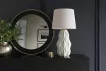 Stolní lampa ELEGANCIA 65 CM bílá keramika
