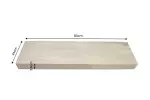 Nástěnná police PURE 80 CM krémová masiv mango Nástěnná police PURE 80 CM krémová masiv mango