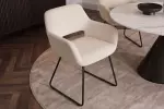 Židle MUSTANG béžová manšestr