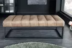 Lavice PETIT BEAUTE 110 CM taupe mikrovlákno