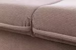Rozkládací pohovka APARTMENT 3M 215 CM taupe manšestr