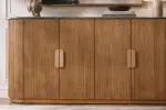 Komoda VENEZIANO 170 CM zelený mramor/masiv mango Komoda VENEZIANO 170 CM zelený mramor/masiv mango