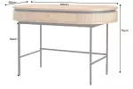 Kancelářský stůl ATELIER 120 CM dubová dýha
