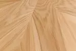 Kulatý jídelní stůl ATELIER II 120 CM přírodní/černá dubová dýha