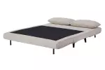 Rozkládací pohovka SMART MULTIFUNCTION 140 CM béžová manšestr