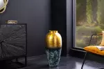 Váza ORIENT M 50 CM zlatá s patinou
