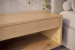 Závěsný noční stolek PURE 50 CM krémový masiv mango Závěsný noční stolek PURE 50 CM krémový masiv mango