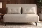 Rozkládací pohovka SMART MULTIFUNCTION 140 CM šampaňská samet Rozkládací pohovka SMART MULTIFUNCTION 140 CM šampaňská samet