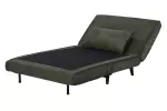 Rozkládací křeslo SMART MULTIFUNCTION 100 CM zelená manšestr
