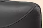 2SET jídelní židle SIGNATURE černá pravá kůže otočná