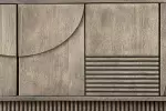 Televizní stolek ART DECO GREY 200 CM masiv mango