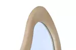 Masivní nástěnné zrcadlo ORGANIC 130 CM krémové mangové dřevo Masivní nástěnné zrcadlo ORGANIC 130 CM krémové mangové dřevo