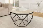 Konferenční stolek DIAMOND 70 CM béžová/černá