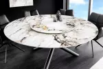 Kulatý jídelní stůl SPIN MULTICOLOR 150 CM keramika otočný