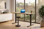 Výškově nastavitelný kancelářský stůl OAK DESK 140 CM dubový vzhled Výškově nastavitelný kancelářský stůl OAK DESK 140 CM dubový vzhled