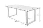 Jídelní stůl LIVING EDGE 160 CM masiv divoký dub