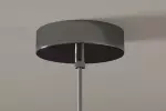 Stropní svítidlo LIQUID DIAMOND 20 CM kouřová černá