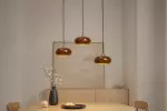 Stropní svítidlo ALVA 25 CM masiv akácie