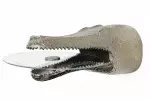 Nástěnný odkládací stolek WILDLIFE CROCODILE 60 CM stříbrná