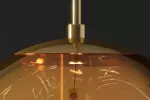 Stropní svítidlo LIQUID DIAMOND 35 CM zlatá