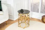 Odkládací stolek LIQUID GEOMETRIE 50 CM zlatý
