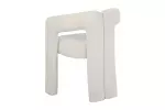 Designová jídelní židle ARCH krémově bílá colin bouclé