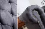 Pohovka CHESTERFIELD 2M antik šedá