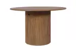 Kulatý jídelní stůl s ÚP TRES CHIC 120 CM masiv mango