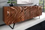 Komoda FLUID II 3D 175 CM ořechově hnědá masiv akácie