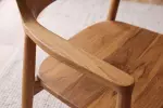 2SET jídelní židle KENNEDY masiv teak