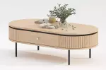 Konferenční stolek ATELIER 120 CM dubová dýha