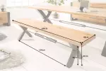Stolová lavice THOR 180 CM masiv divoký dub