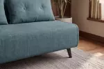 Rozkládací pohovka SMART MULTIFUNCTION 140 CM petrolejová samet Rozkládací pohovka SMART MULTIFUNCTION 140 CM petrolejová samet