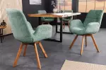 2SET jídelní židle BALTIC mintová/přírodní colin bouclé 2SET jídelní židle BALTIC mintová/přírodní colin bouclé