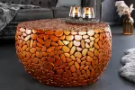 Konferenční stolek STONE MOSAIC 72 CM měděný