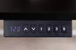 Výškově nastavitelný psací stůl BLACK DESK 140 CM