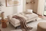 Rozkládací pohovka COCOONING 190 CM béžová manšetr Rozkládací pohovka COCOONING 190 CM béžová manšetr