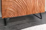 Vysoká komoda FLUID II 3D 175 CM ořechově hnědá masiv akácie