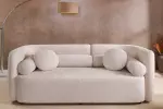 Pohovka ART DECO 3M 200 CM béžová colin bouclé