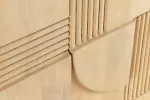 Barová skříň ART DECO WHITE 140 CM masiv mango