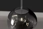 Stropní svítidlo LIQUID DIAMOND 20 CM kouřová černá