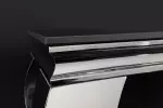 Konzolový stolek MODERN BAROCCO 140 CM chrom slinutý kámen