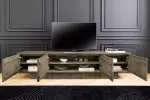 Televizní stolek ART DECO II GREY 200 CM masiv mango