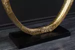Konzolový stolek OMEGA 80 CM černá/zlatá mramor