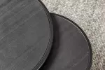 2SET konferenční stolek MOUNTAIN SOUL 60/45 CM černá kamenná dýha