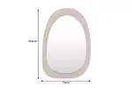 Oválné zrcadlo ORGANIC 105 CM masiv borovice